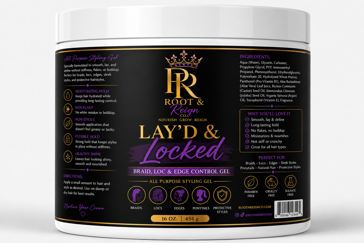 Lay'd & Locked Braid & Loc Gel