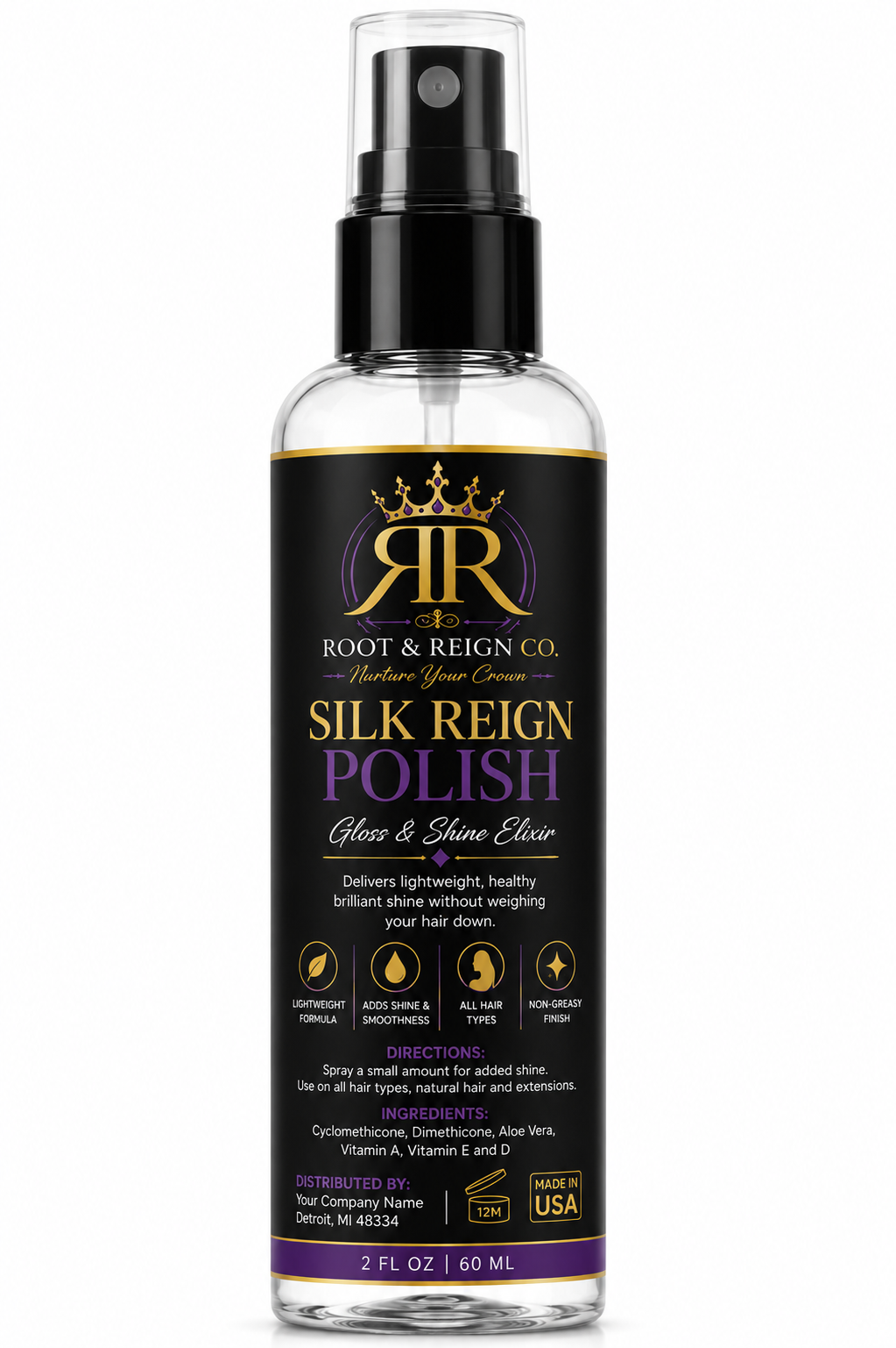 Silk Reign Polish – Gloss & Shine Elixir